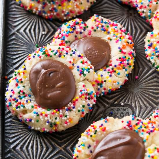 Chocolate Fudge Sprinkle Cookies