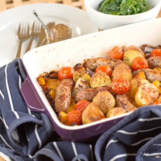 Winter sausage roast