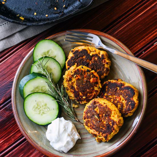 Veggie Packed Paleo Salmon Cakes