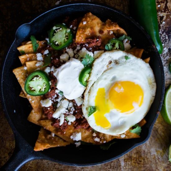 Chilaquiles Rojos