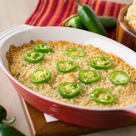 Creamy-Crunchy Jalapeno Popper Dip