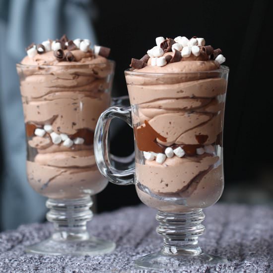 Triple Chocolate Mousse Parfaits
