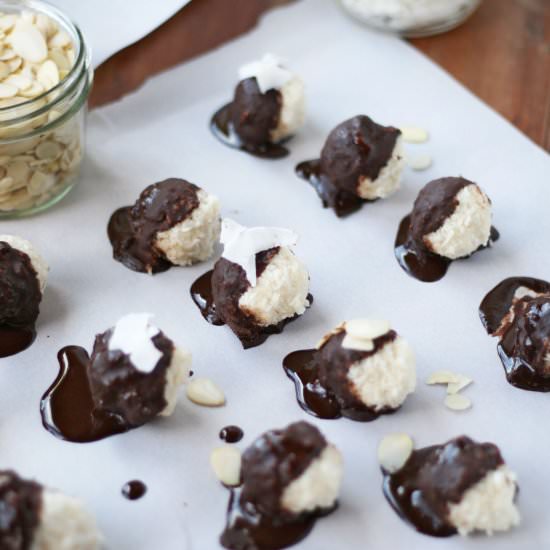Raw Coconut Macaroons