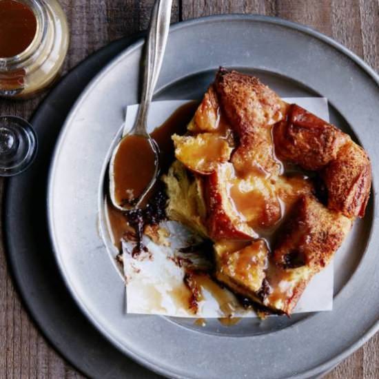 Chocolate Chip Bread Pudding