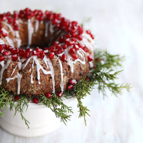 Apple Cranberry Bundt Cake