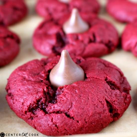 Red Velvet Kiss Cookies