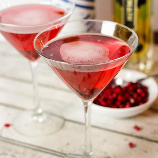 Elderflower Pomegranate Spritzers