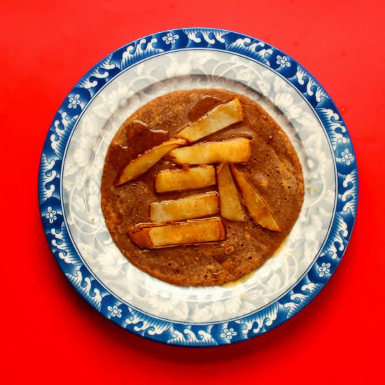 Pear Gingerbread Crepes