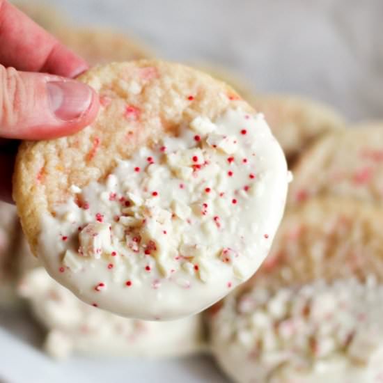 White Chocolate Peppermint Cookies