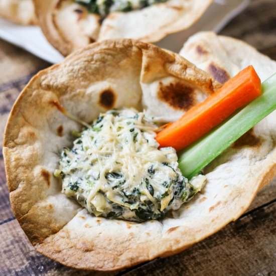 Individual Spinach & Artichoke Dips