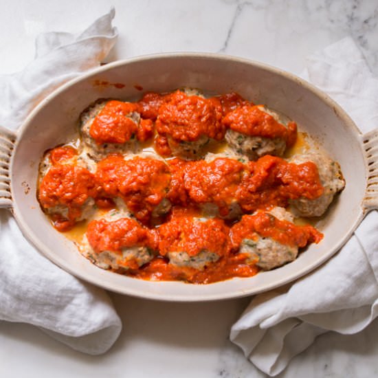 Turkey Meatballs w Fresh Oregano
