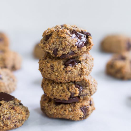 Chocolate Chunk Hazelnut Cookies