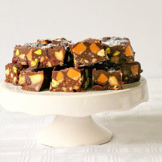 Festive rocky road