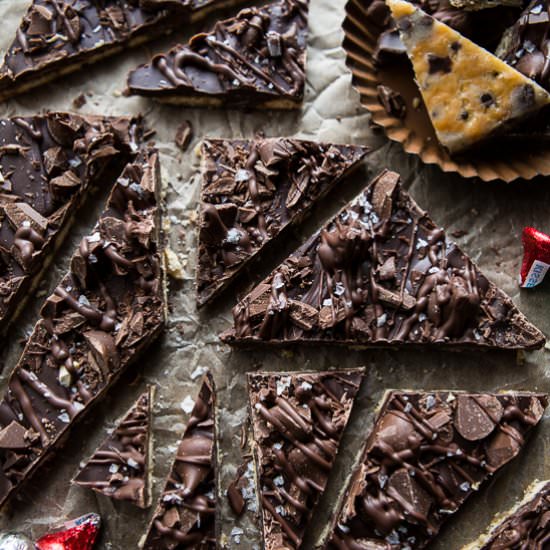 Buttery Chocolate Covered Ritz Bark