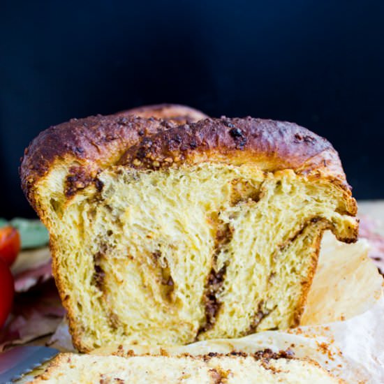 Persimmon Swirl Loaf