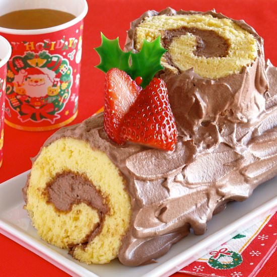 5-Ingredient Bûche de Noël