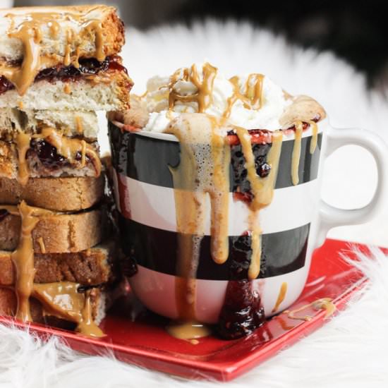 Peanut Butter & Jelly Hot Chocolate