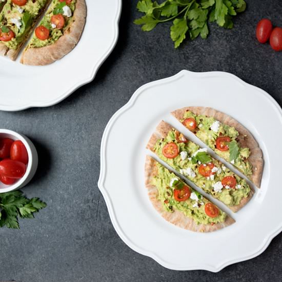 Avocado on Pita