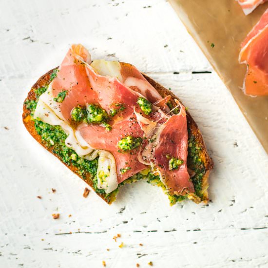 Basil & Pine Nut Pesto Two Ways