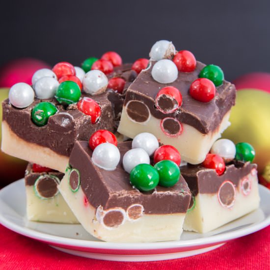 Double Chocolate Christmas Fudge