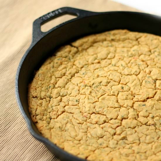 Syrian Red Lentil Skillet Bread