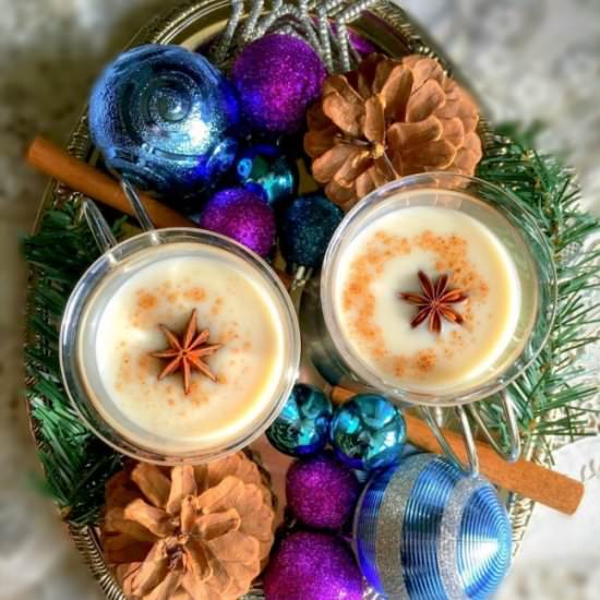 Spiced-Spiked-Eggnog (Homemade)