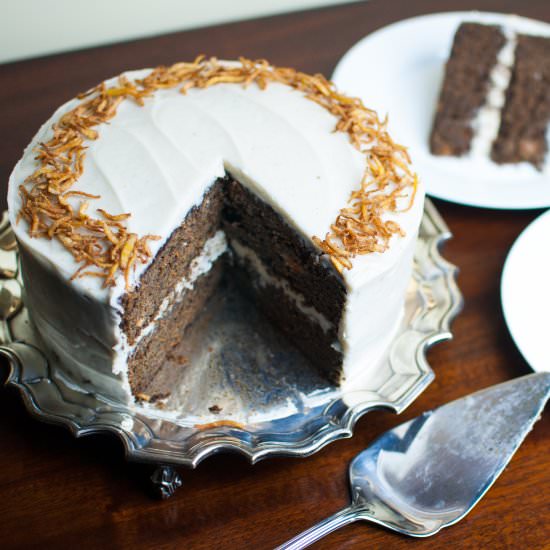 gingerbread carrot cake