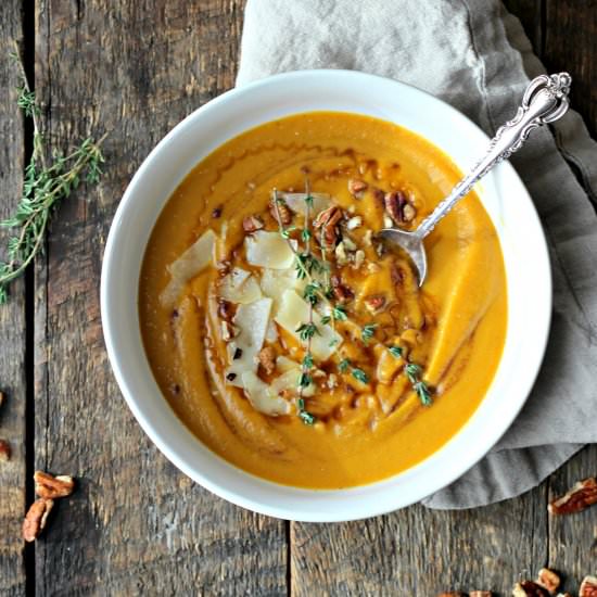 Roasted Balsamic Vegetable Soup