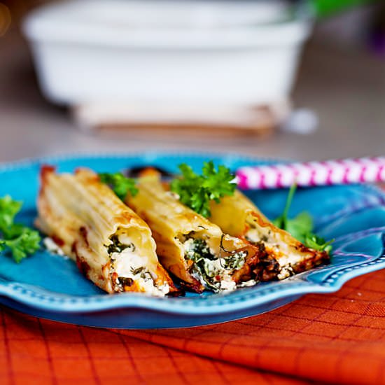 Vegan Manicotti