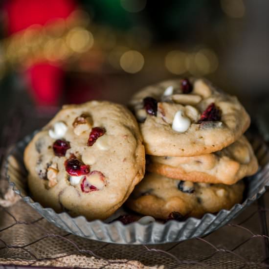 White Chocolate Cranberry Cookies