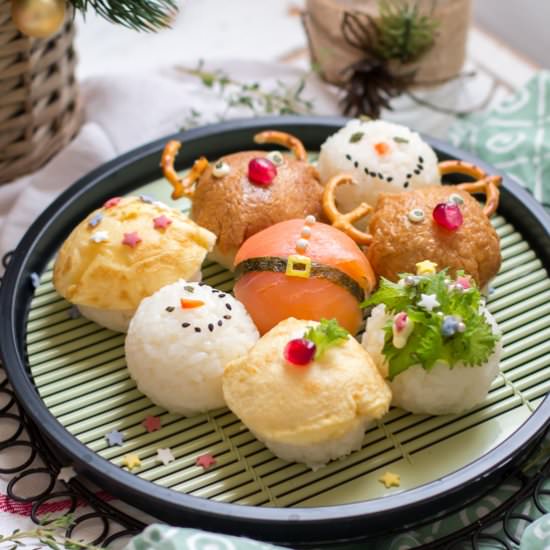 Christmas Sushi Balls