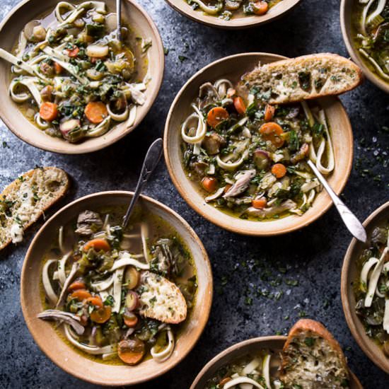 Winter Vegetable Chicken Noodle Soup