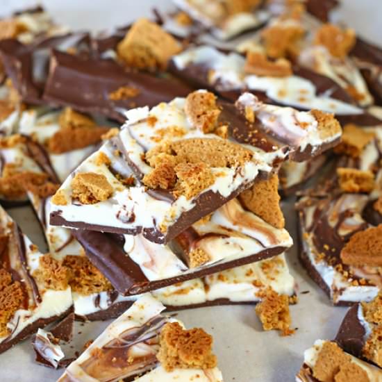 Gingerbread Cookie Bark