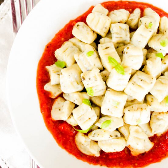 Pesto Potato Gnocchi