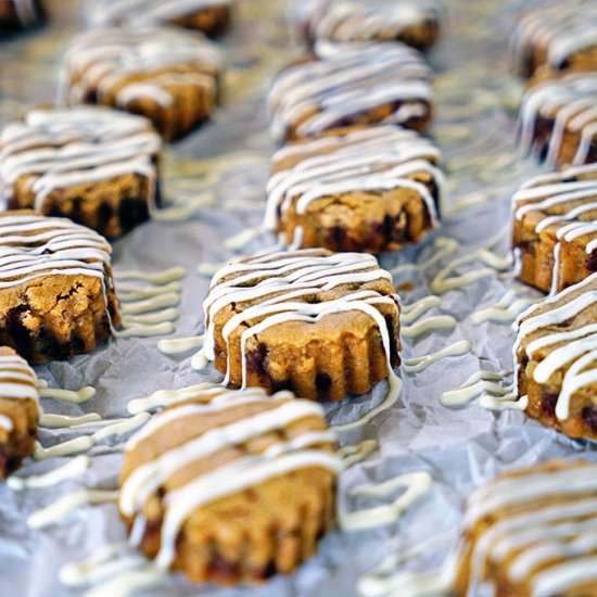 Chocolate Chip Malt Toffee Blondie