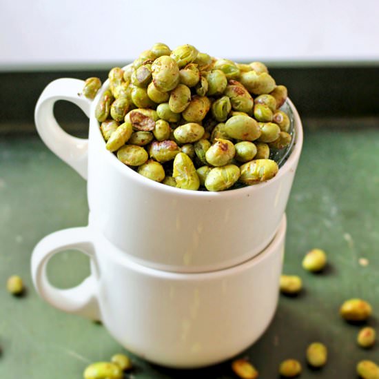 Crispy Roasted Edamame