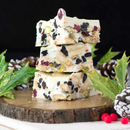 Snowy Rocky Road