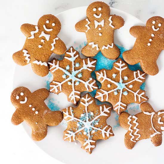 Healthy Gingerbread Cookies