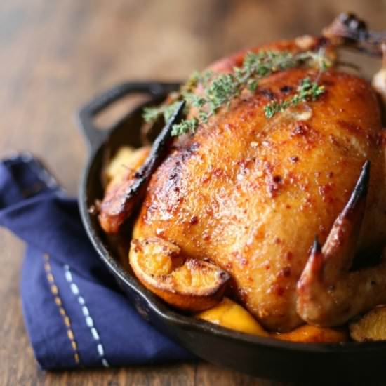 Orange Thyme Roasted Chicken