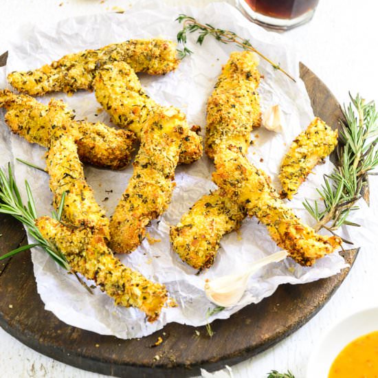 Herb and Garlic Fish Fingers