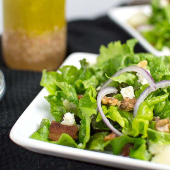 Bacon, Gorgonzola & Pear Salad