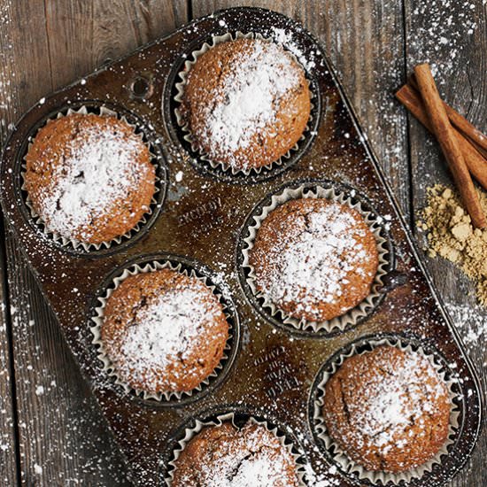 Easy Gingerbread Muffins
