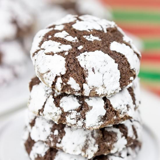 Chocolate Snowball Cookies