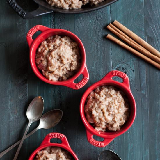 Slow Cooker Apple Pie Steel Cut Oats