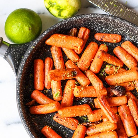 Roasted Carrots With Lime Zest