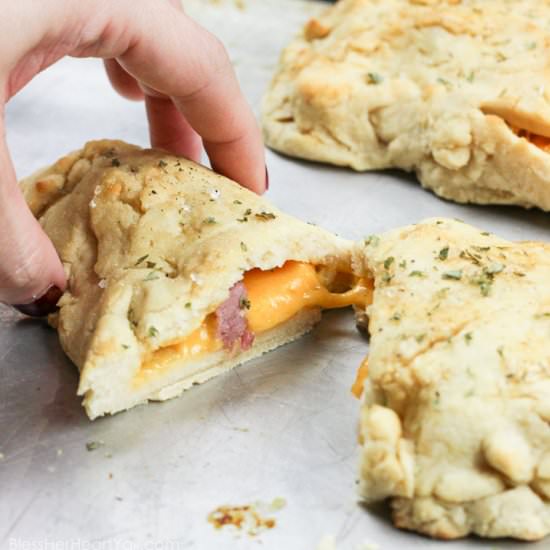 GF Ham and Cheese Hot Pockets