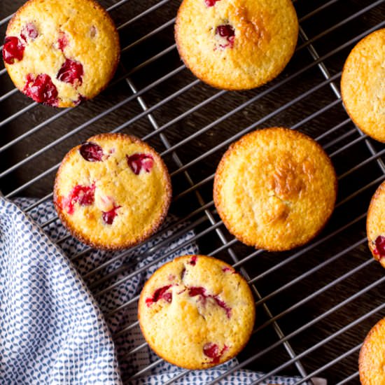 Cranberry Corn Muffins