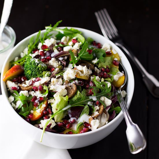 Fruity Broccoli Feta Salad