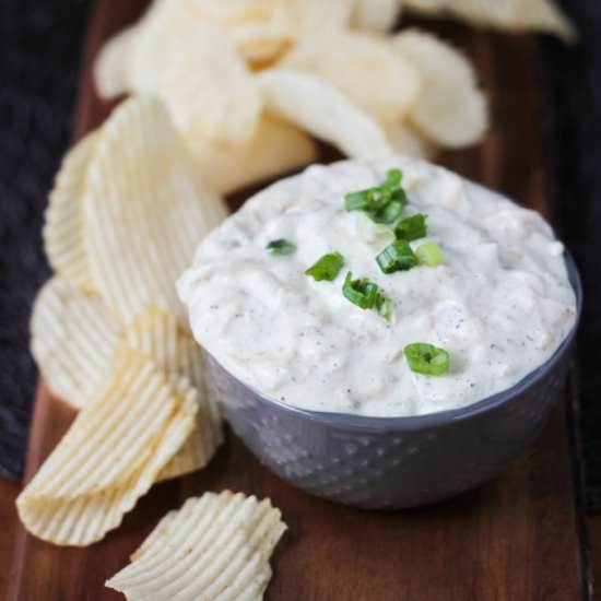 French Onion Dip w/ Dill
