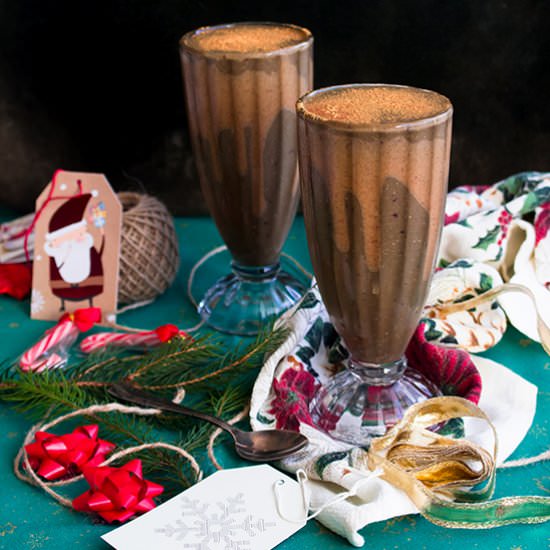 Chocolate Cherry Green Smoothie